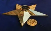 Звезда Вечного огня Ø 1100 листовая ЛАТУНЬ (514225) в Ижевске